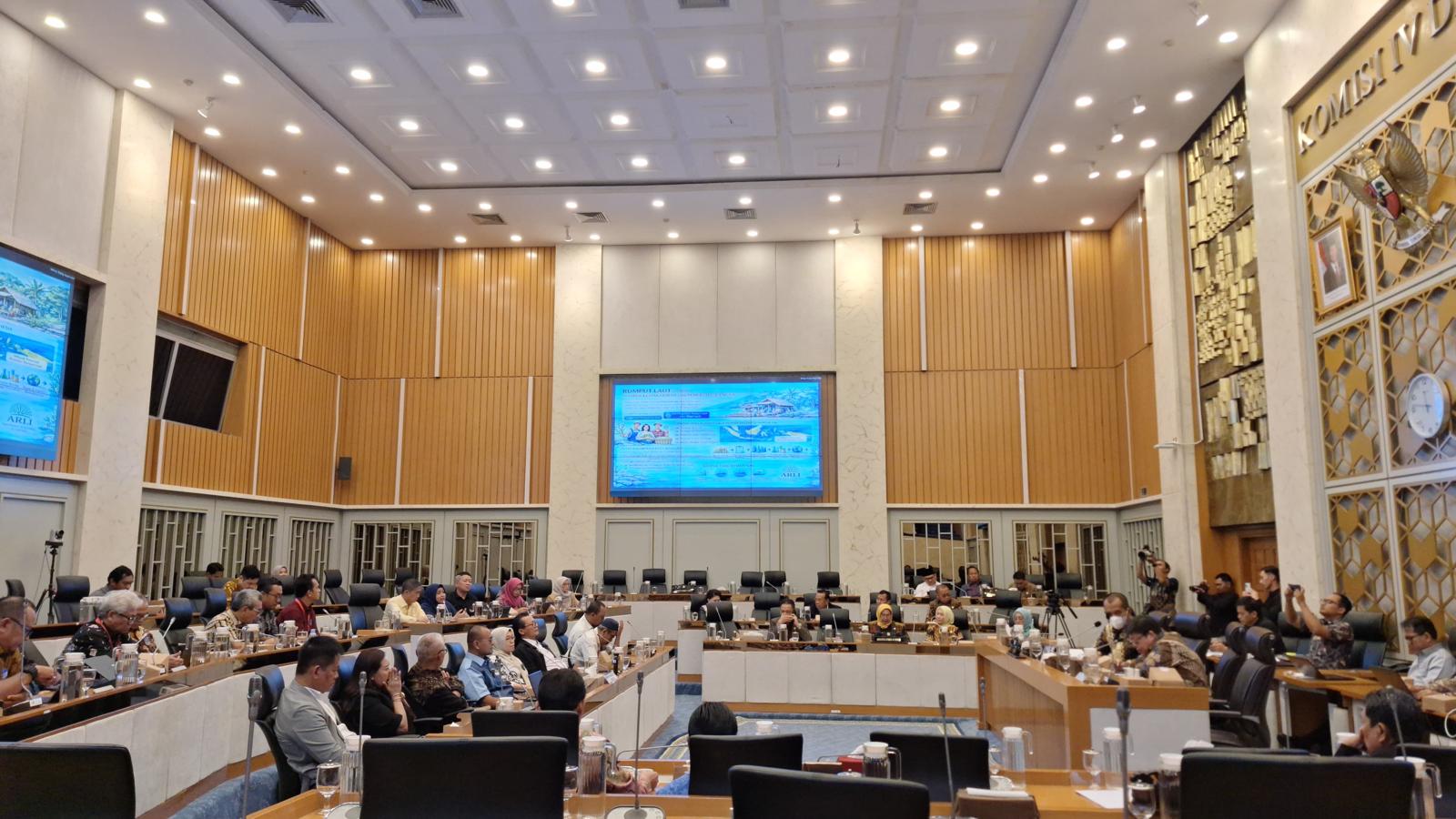 Rapat Dengar Pendapat Umum (RDPU) Komisi IV DPRRI - Masyarakat Akuakultur Indonesia (MAI) untuk pengembangan Perikanan